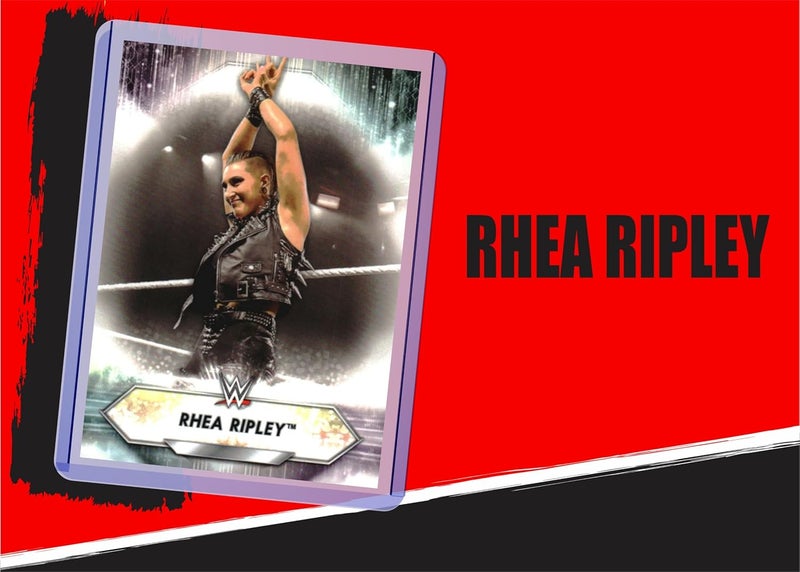 Chaser Rhea Ripley (5) Assorted Wrestling Cards Gift Pack - Image 4